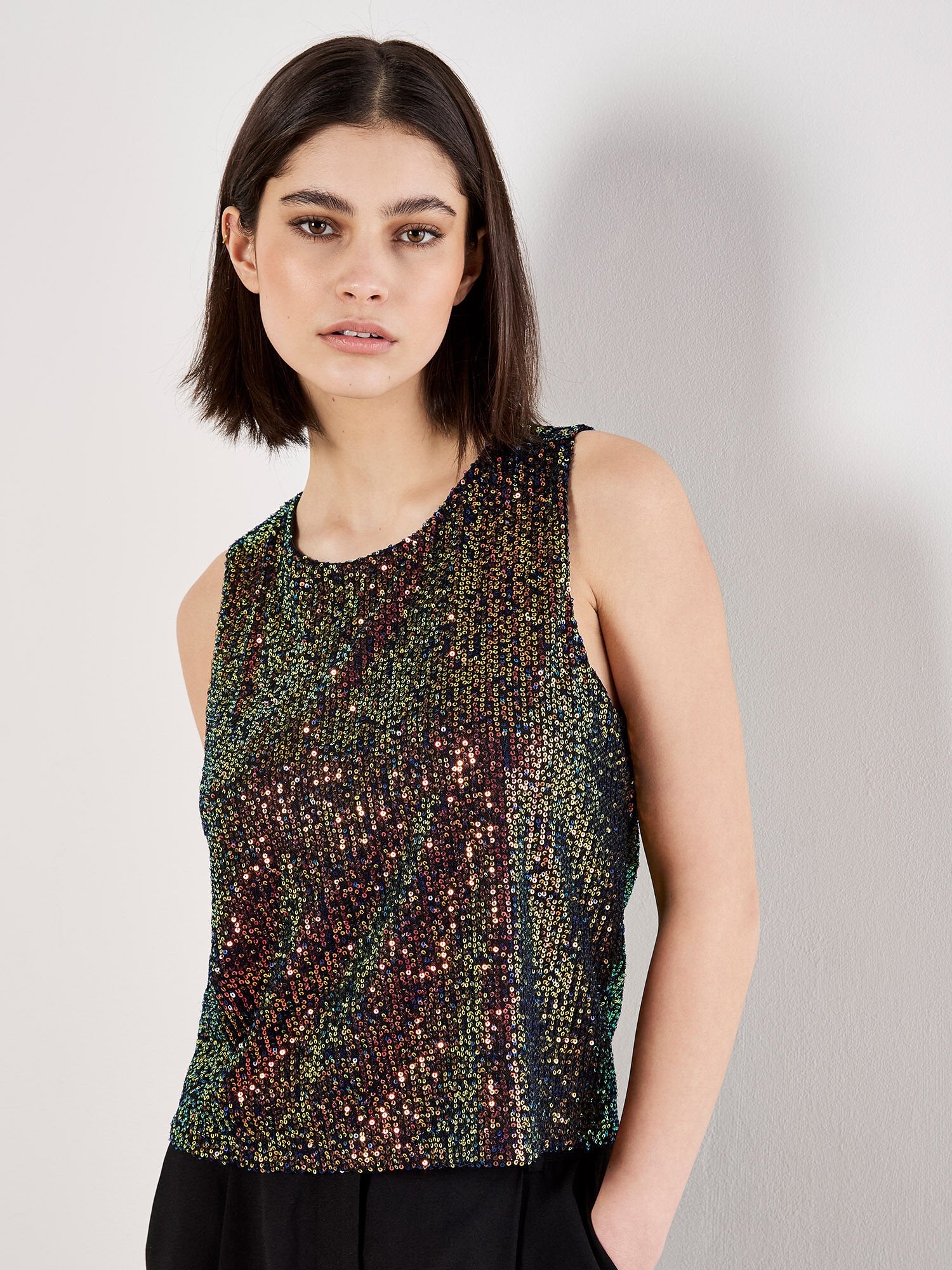 SOYA CONCEPT SEQUIN TOP